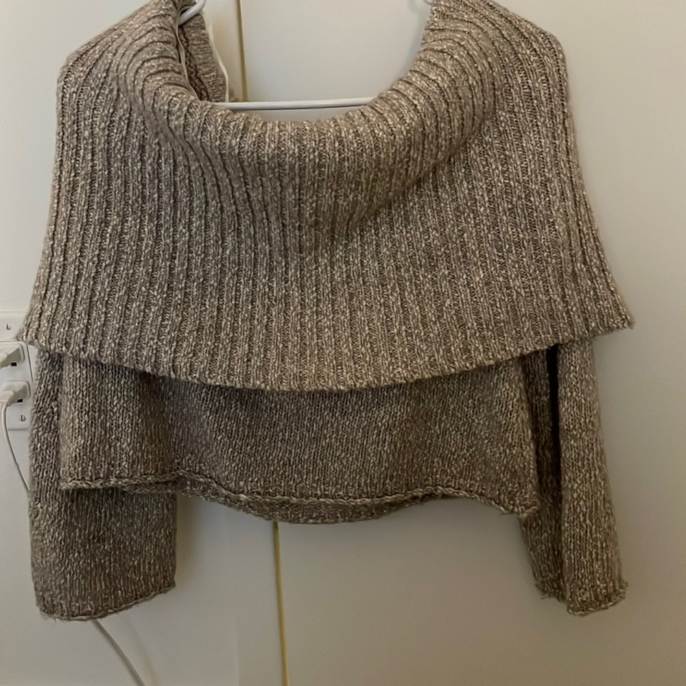 Off the shoulder sweater